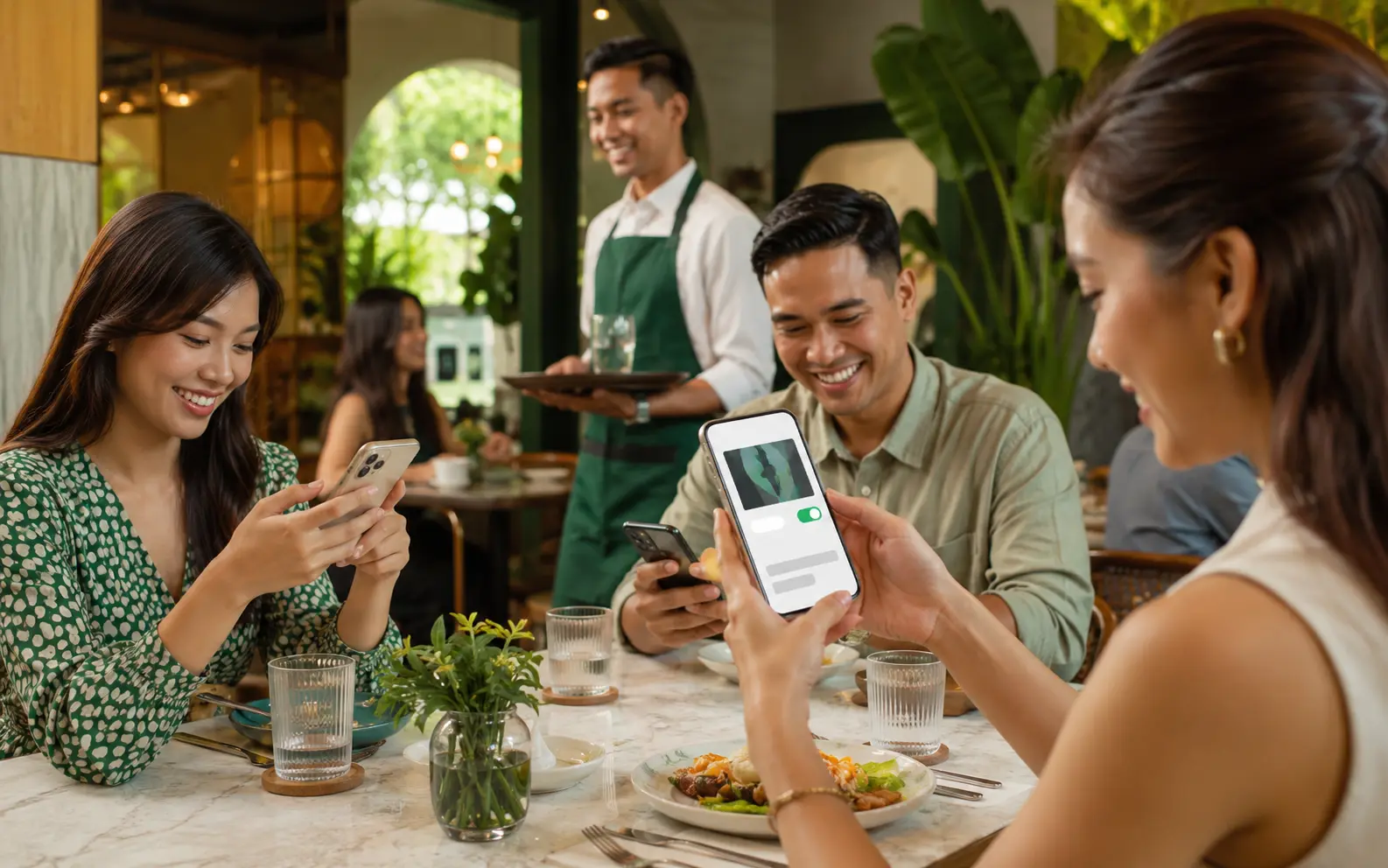 ตัวอย่างภาพโฆษณาบนหน้า Guest Wi-Fi